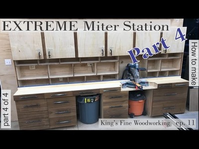 14 - How to build the Extreme Miter Station Part 4 details and lacquer finish