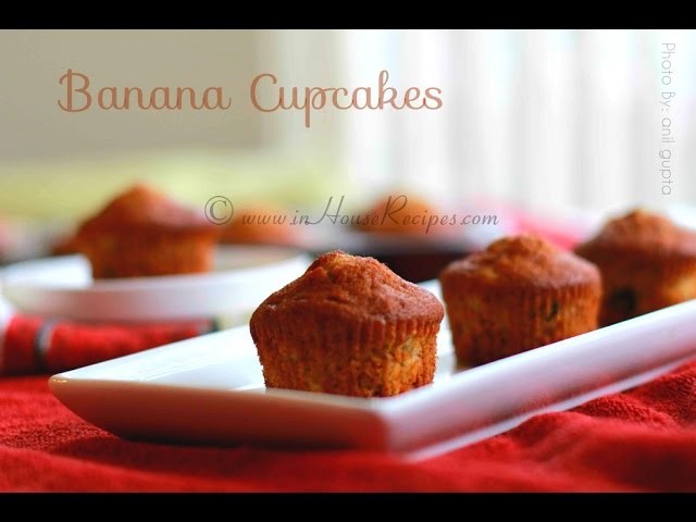 Banana Cupcake Recipe In Oven with Eggs