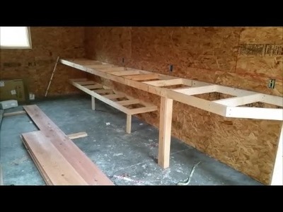DIY Building a shop workbench and Dream Build update for Mrs Kappers work shop!