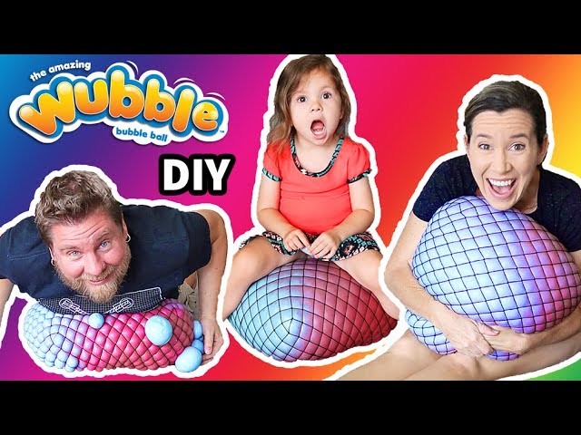DIY GIANT SLIME STRESS BALL WUBBLE - HOW TO MAKE IT