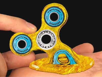 DIY Gold Fidget Spinner MELTS IN YOUR HAND!