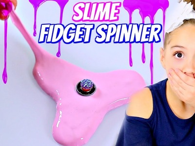 DIY SLIME FIDGET SPINNER!  WILL IT WORK?!!