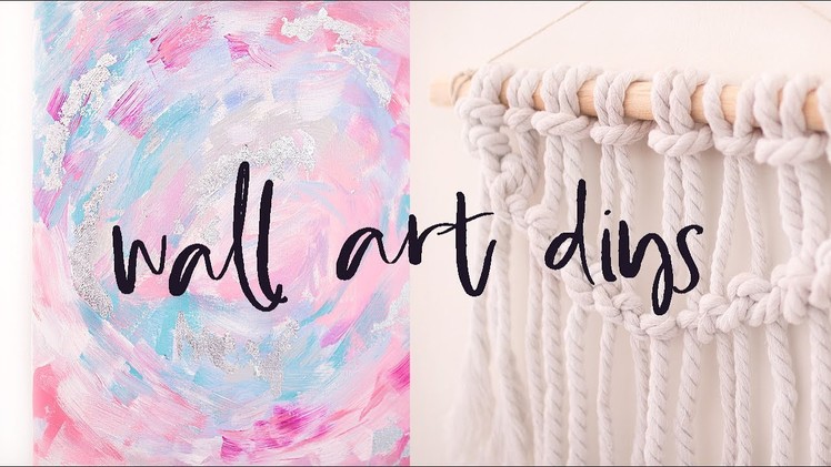 DIY Wall Art Pieces | Budget Gallery Wall Ideas, Home Decor for 2017