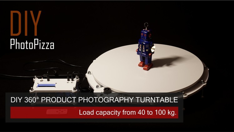 Do It Yourself Turntable For 360 Degree Product Photography