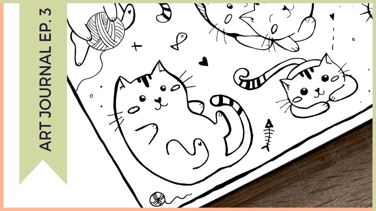easy cat doodle