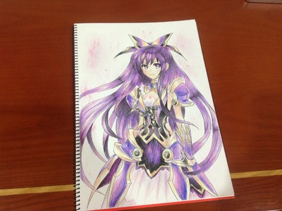 Drawing Tohka Yatogami from Date A Live