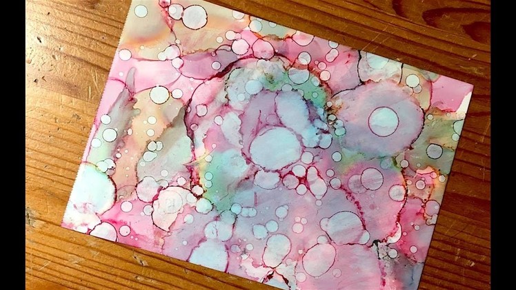 Easy Tutorial: How to use Alcohol Inks