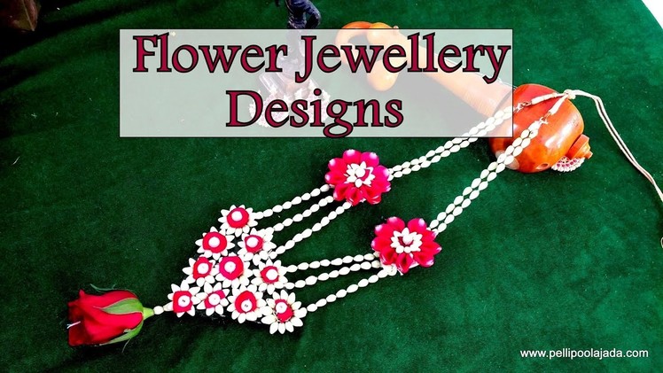 Flower jewellery designs | Necklace | Ear rings |Bracelets