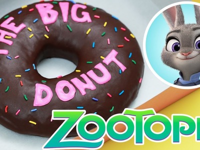 GIANT ZOOTOPIA DONUT! - NERDY NUMMIES - 'The Big Donut'