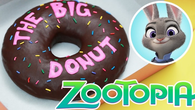 GIANT ZOOTOPIA DONUT! - NERDY NUMMIES - 'The Big Donut'