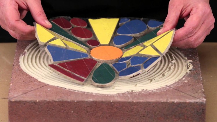 How to Create a Mosaic Garden Paver Part 2