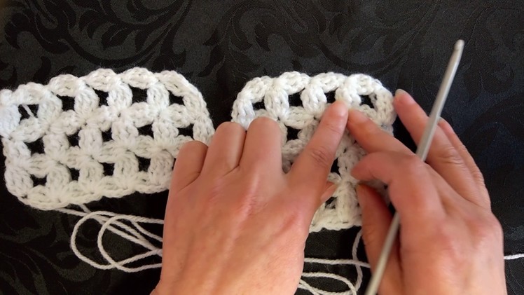 How to crochet my flower trellis pattern for shawls, scarves, blankets and curtains