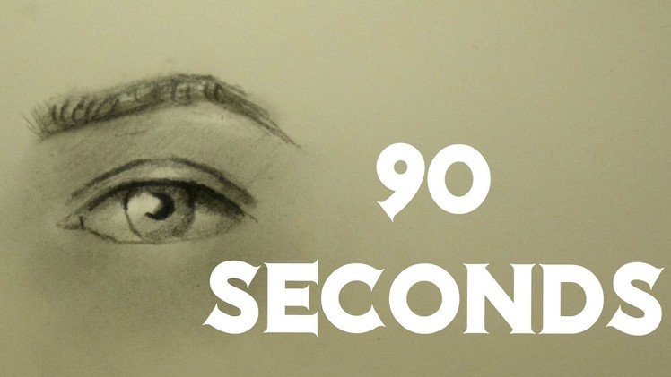 HOW TO DRAW AN EYE IN 90 SECONDS