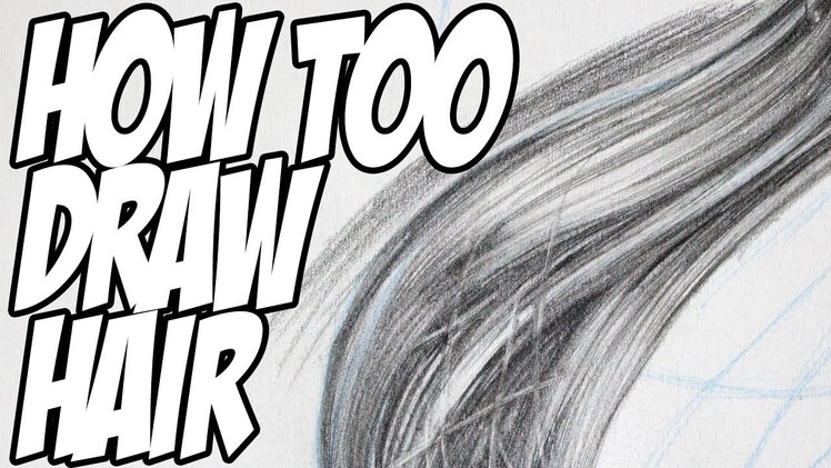 How to Draw Realistic Hair with Pencil