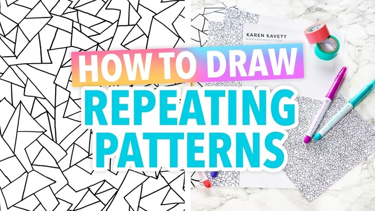 How to Draw Repeating Patterns Art Hack - HGTV Handmade