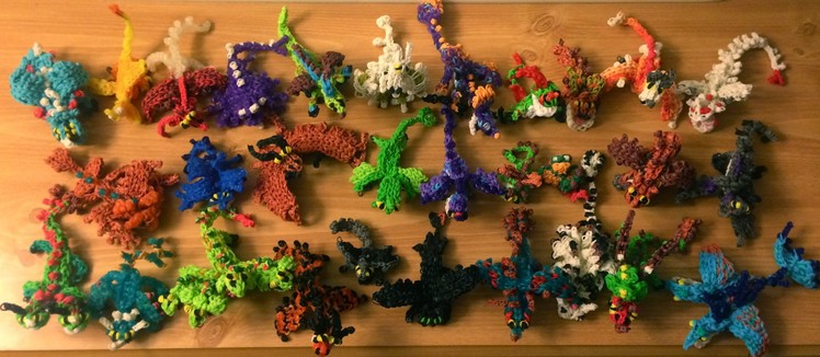 How to Loom Your Dragon COMPLETE COLLECTION of Baby Dragons from How to Train Your Dragon