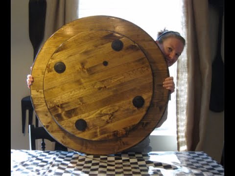 How to make a large wood lazy susan