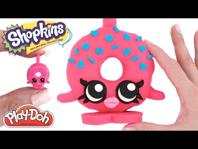 How to Make Shopkins Donut with Play-Doh * Play Dough Art * RainbowLearning