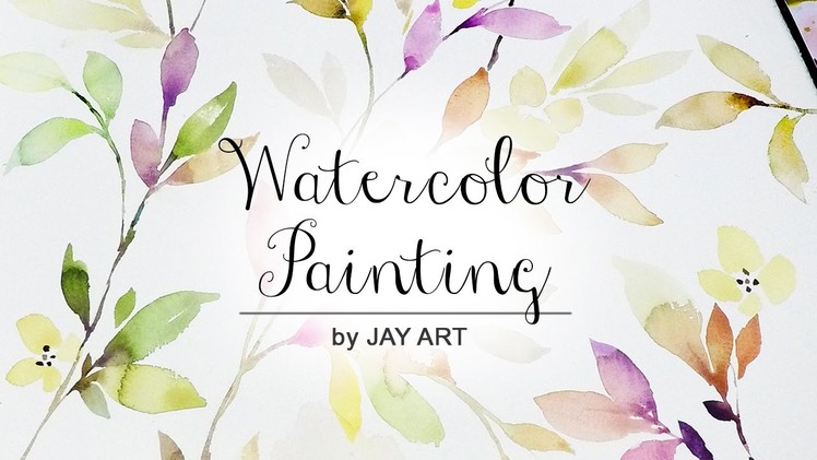 How to paint foliage in watercolor