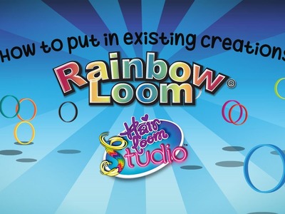 How to Put Existing Creations in your hair using Hair Loom™ by the Maker of Rainbow Loom®