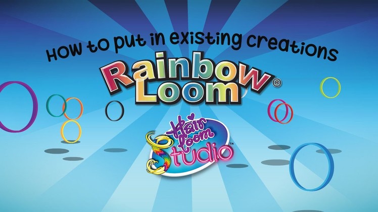 How to Put Existing Creations in your hair using Hair Loom™ by the Maker of Rainbow Loom®