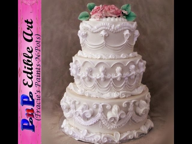 Lambeth Wannabe.  Wedding Cake.