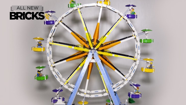 Lego Creator 10247 Ferris Wheel with Power Functions Speed Build