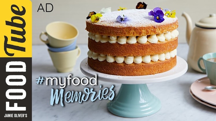 Lemon Sponge Cake | Cupcake Jemma | #MyFoodMemories | AD