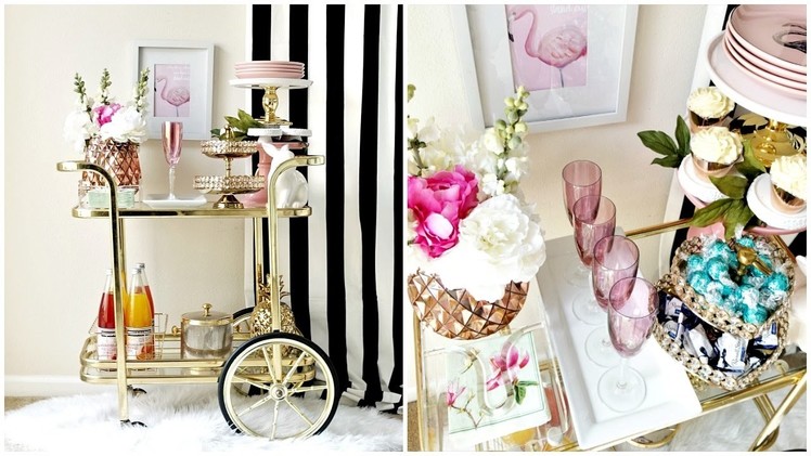 NEW! | Flea Market Find $15 Vintage Bar Cart & Styling Ideas