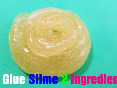 No Glue Slime 2 Ingredient Super Easy!! DIY Slime No Glue 2 Ingredient