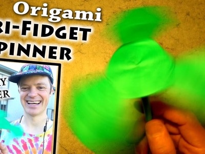 Origami Triple Fidget Spinner
