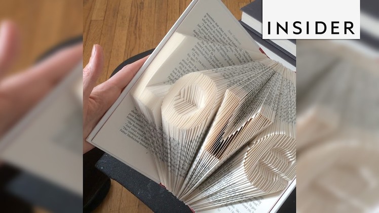 People on Etsy are obsessed with this folded book artist