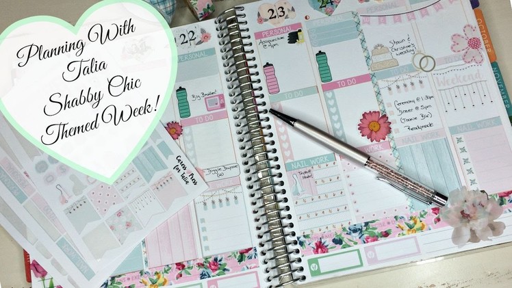 Plan With Me | Shabby Chic Themed!!