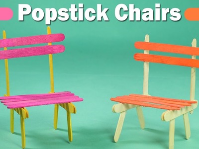 Popsicle Stick Crafts for Kids - Easy Icecream Sticks Chair
