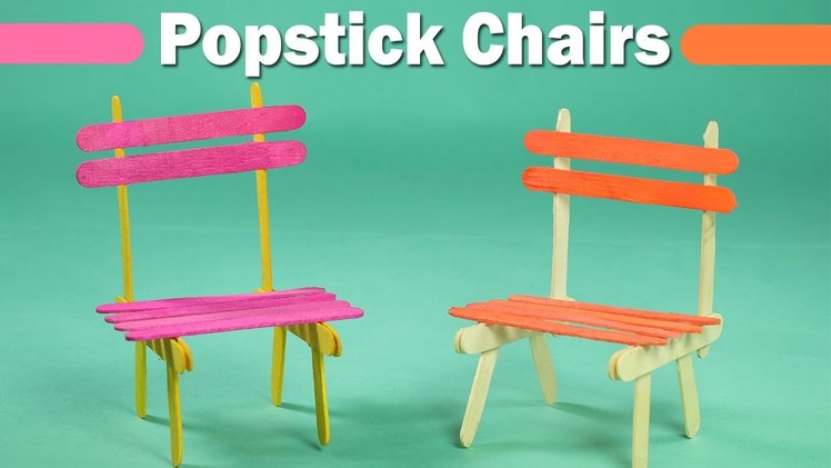 Popsicle Stick Crafts for Kids - Easy Icecream Sticks Chair