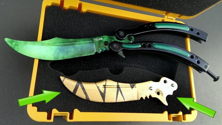 REAL CSGO Butterfly knife in a chest box Review