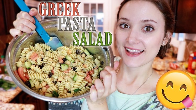 Summertime Greek Pasta Salad Recipe