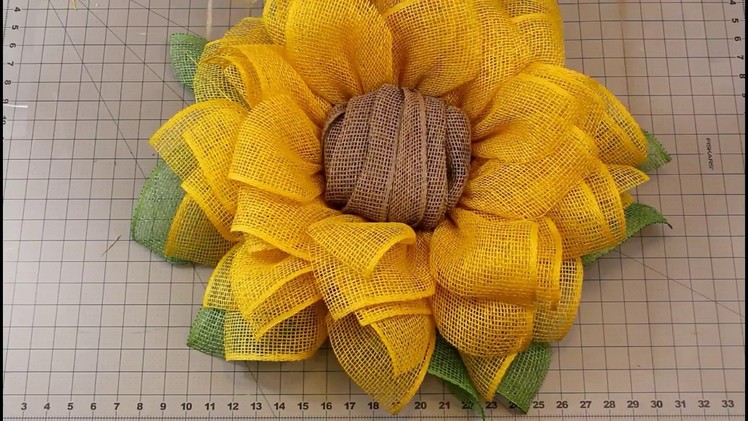 Sunflower Wreath Tutorial | Julie's Wreath Boutique