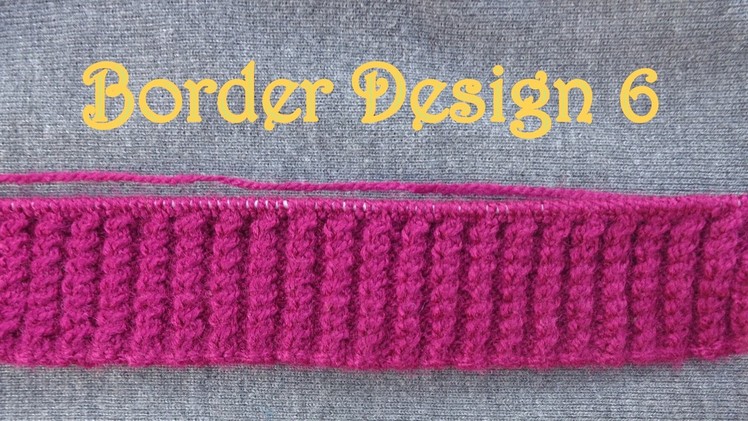 Sweater Border Design 6 (Hindi.urdu)