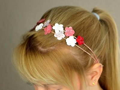 Use a wire and nail polish to make lovely, decorative hair clasps