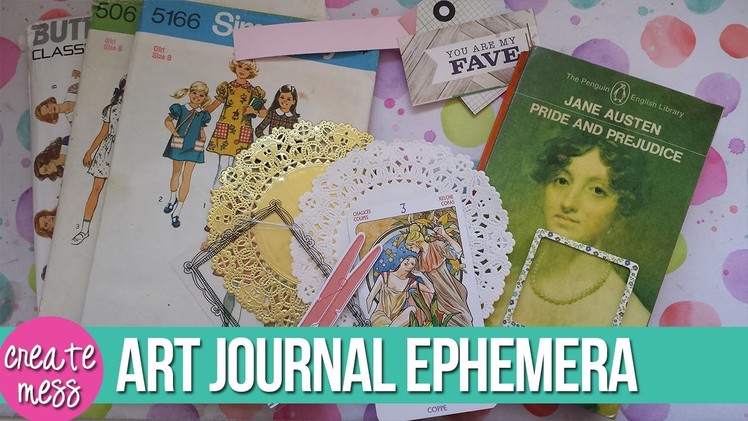 13 Easy Ephemera Ideas for Art Journaling