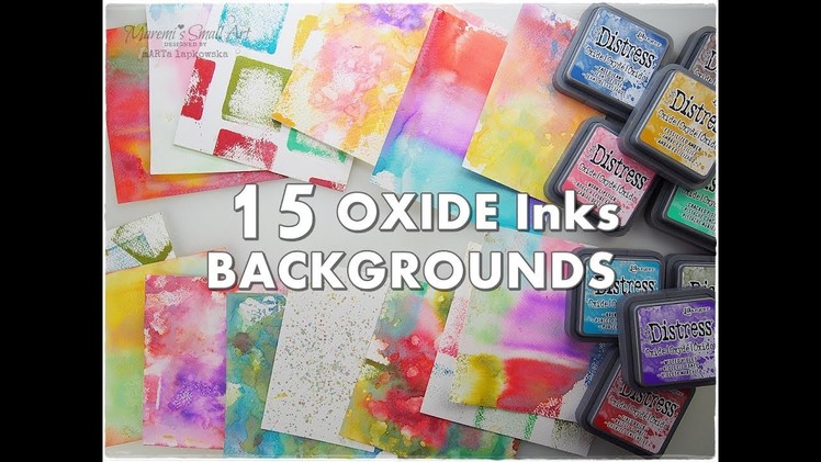 15 Oxide Background Ideas for Art Journaling & Mixed Media ♡ Maremi's Small Art ♡