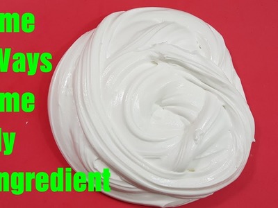 2 Ways Slime only 2 Ingredient Super Easy!! Slime only 2 Ingredient No Borax