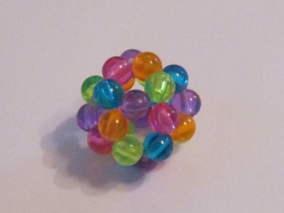 3D Beaded Rainbow Ball!!