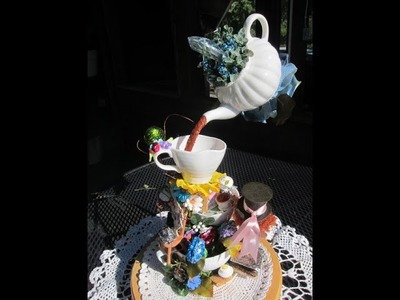 Alice in Wonderland Floating Tea Party art expression part 1