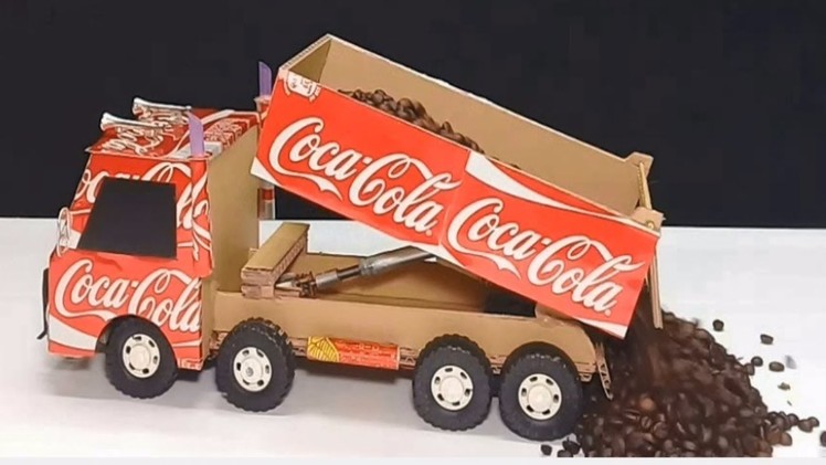 Amazing! DIY Coca Cola Truck - How to Make a Coca Cola Truck with DC motor