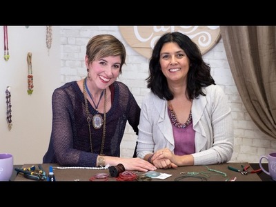 Artbeads Cafe - Leather and Gemstone Bracelets with Candie Cooper and Cynthia Kimura