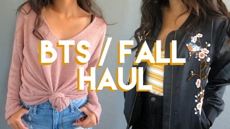 BTS.Fall Clothing Haul