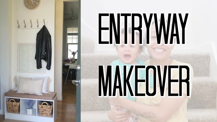 Cheap Small Entryway Makeover
