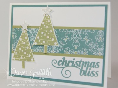 Christmas Bliss card with Dawn